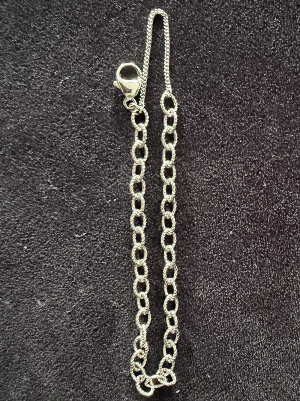 James Avery Twisted Wire Cable Charm Bracelet—Sterling Silver
